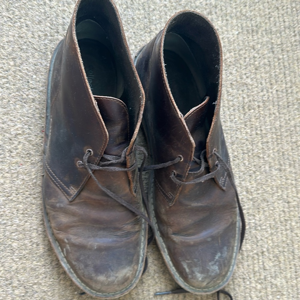 Clark’s desert boots, size 9.5, men’s